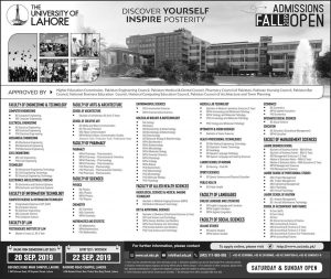 Post RN Admission Open For Session 2019 in Lahore School of Nursing