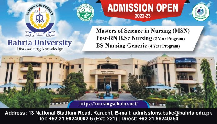 Admissions open Bahria University Medical & Dental College, Karachi