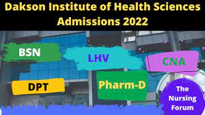 DAKSON INSTITUTE OF HEALTH SCIENCES ADMISSIONS OPEN-ISLAMABAD 2023