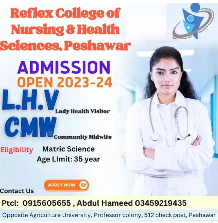 Reflex College of Nursing & Health Sciences Peshawar 2024 - Nursing Scholar