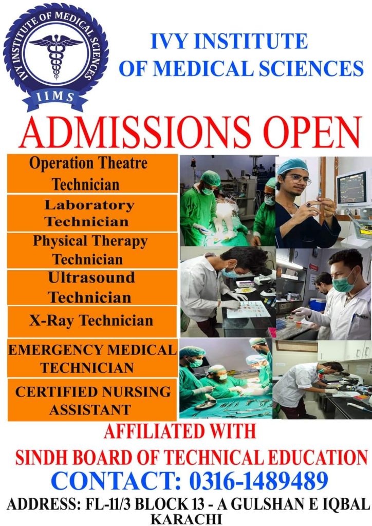 Ivy Institute of Medical Sciences Admission for Certified Nursing assistant