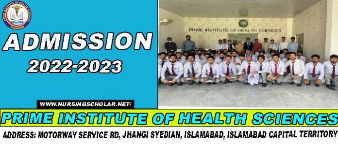 Admission Open in Prime Institute of Health Sciences