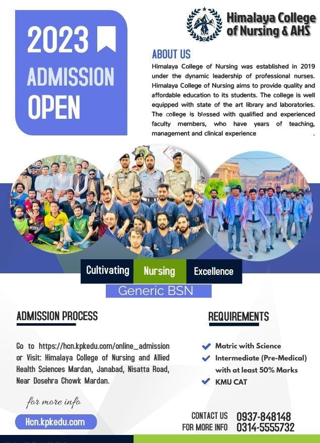 ADMISSIONS OPEN IN HIMALAYA COLLEGE OF NURSING & ALLIED HEALTH SCIENCES 2023