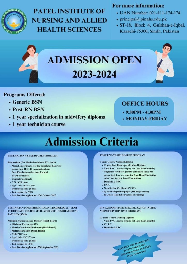 admission open for nursing 2024
