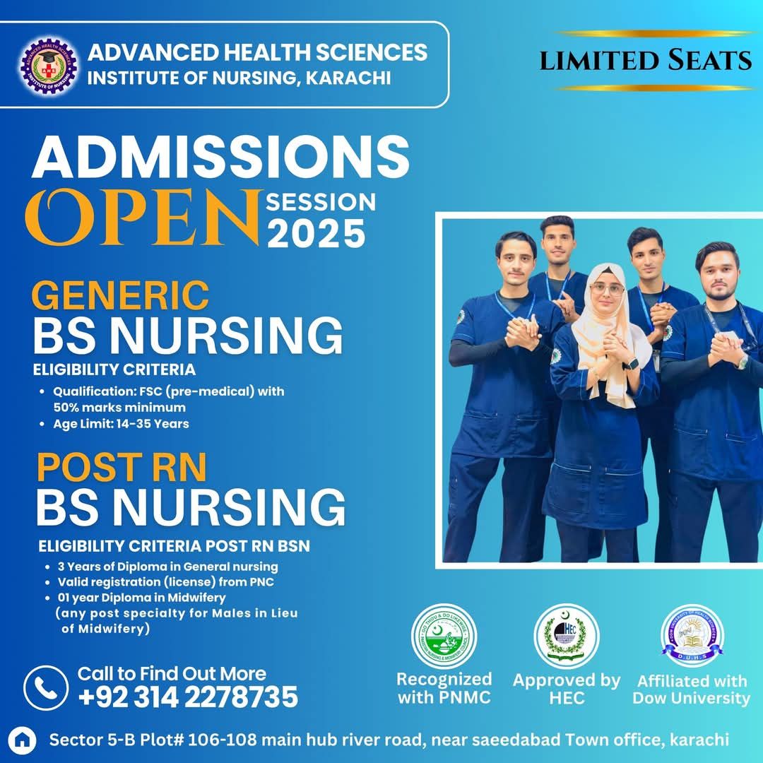 advanced health sciences institute of nursing admission 2025