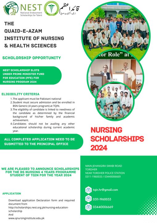 Quid e Azam Institute of Nursing NEST 2024