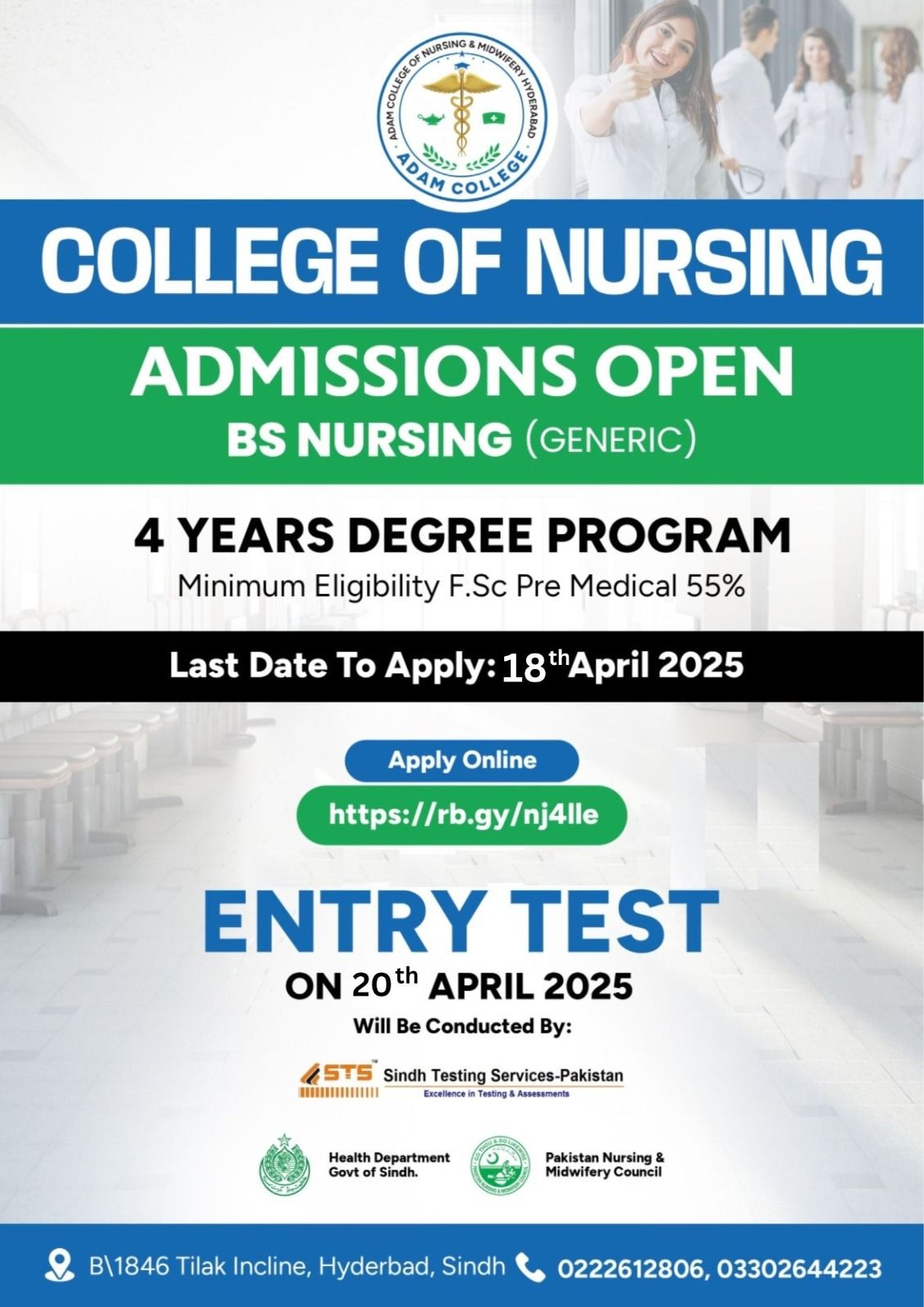 Adam College of Nursing & Midwifery 2025